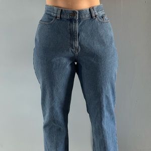 LL BEAN 90’s high waisted mom jean